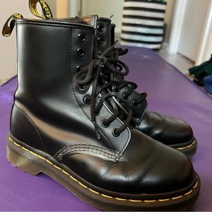 Black Dr. Marten’s boots